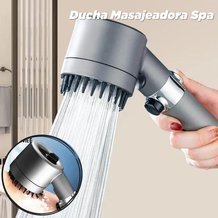 Cabezal de Ducha Spa Premium 3 Modos ⭐