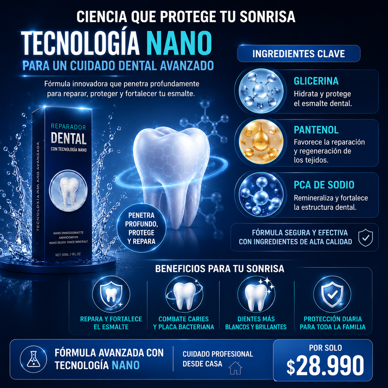 Reparador Dental con Tecnología Nano
