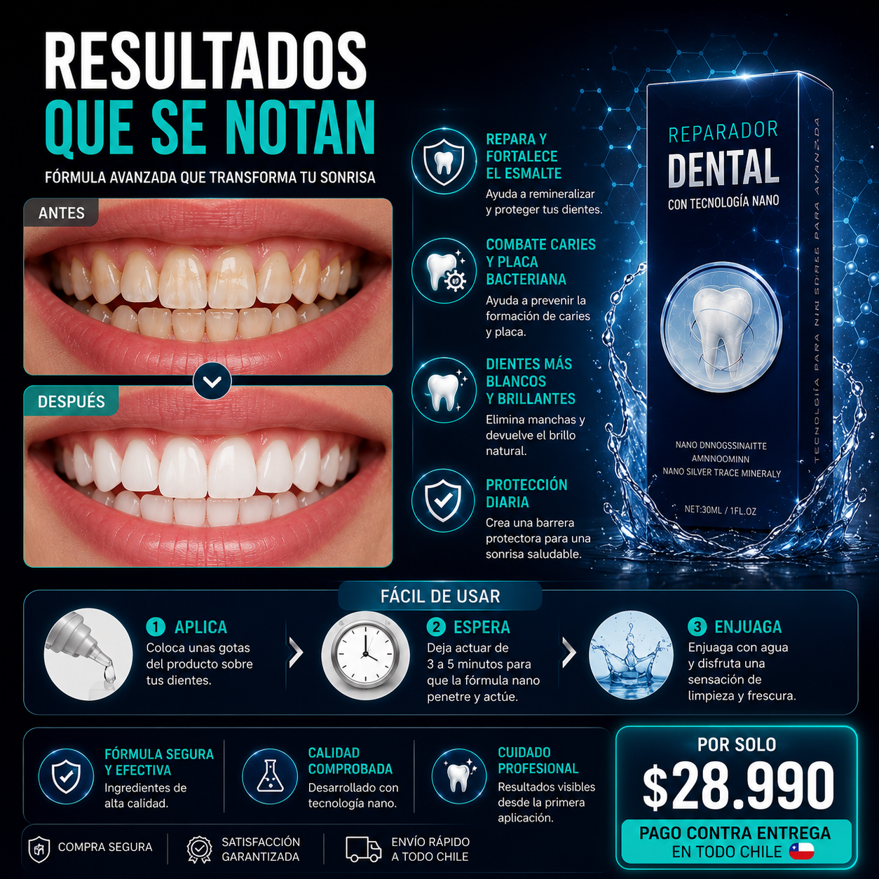 Reparador Dental con Tecnología Nano