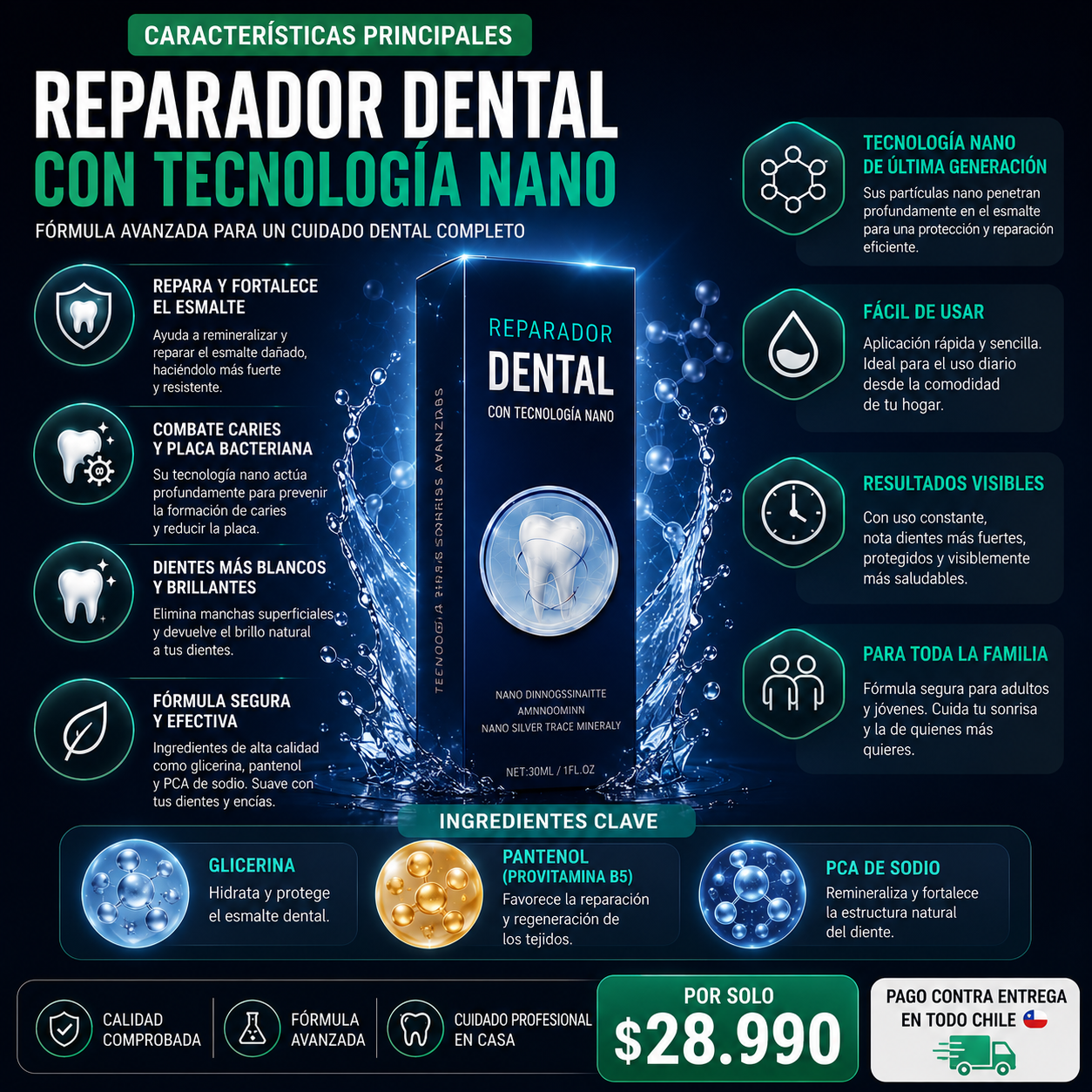 Reparador Dental con Tecnología Nano