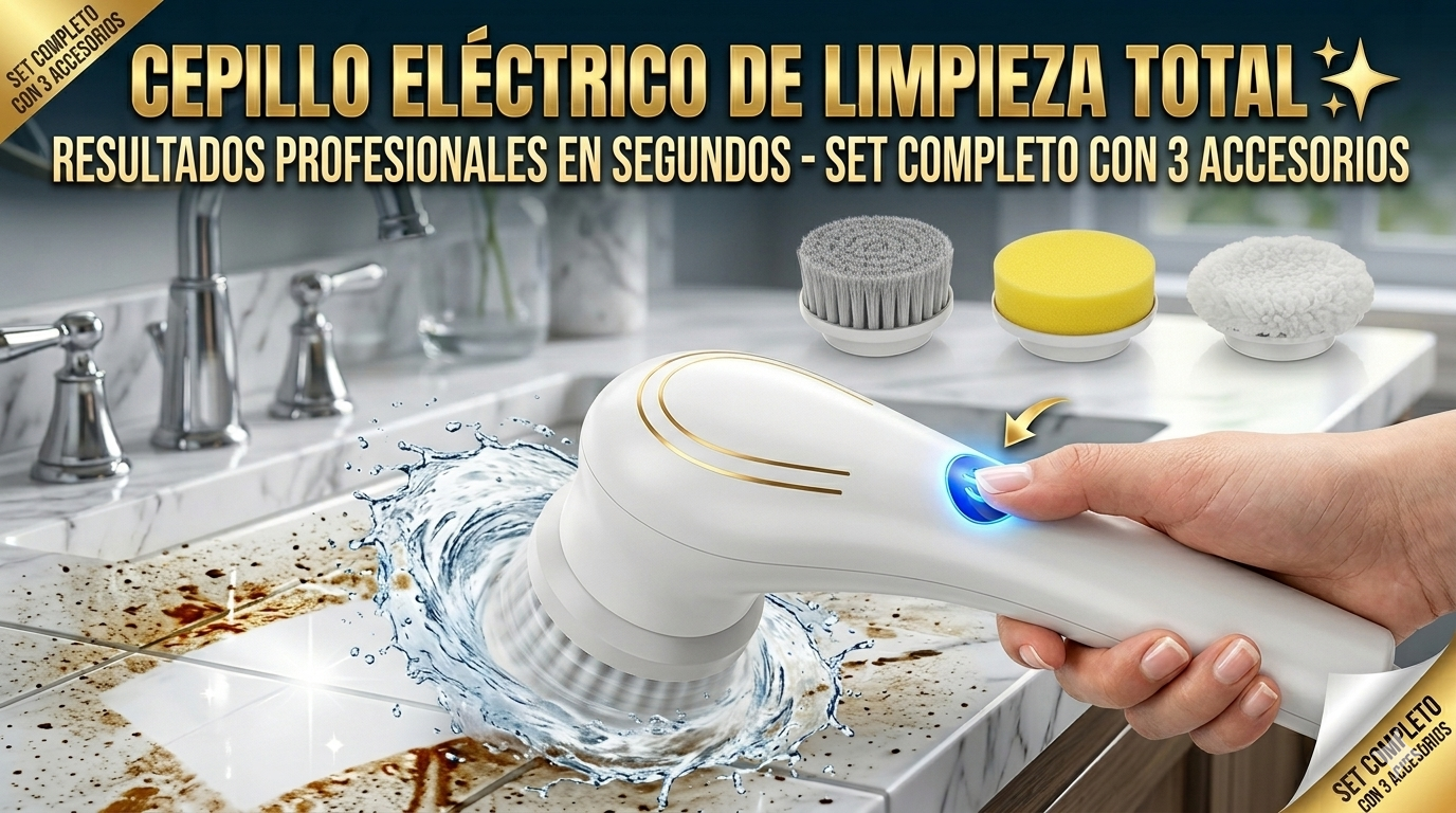 Cepillo Limpieza Eléctrico Inalámbrico