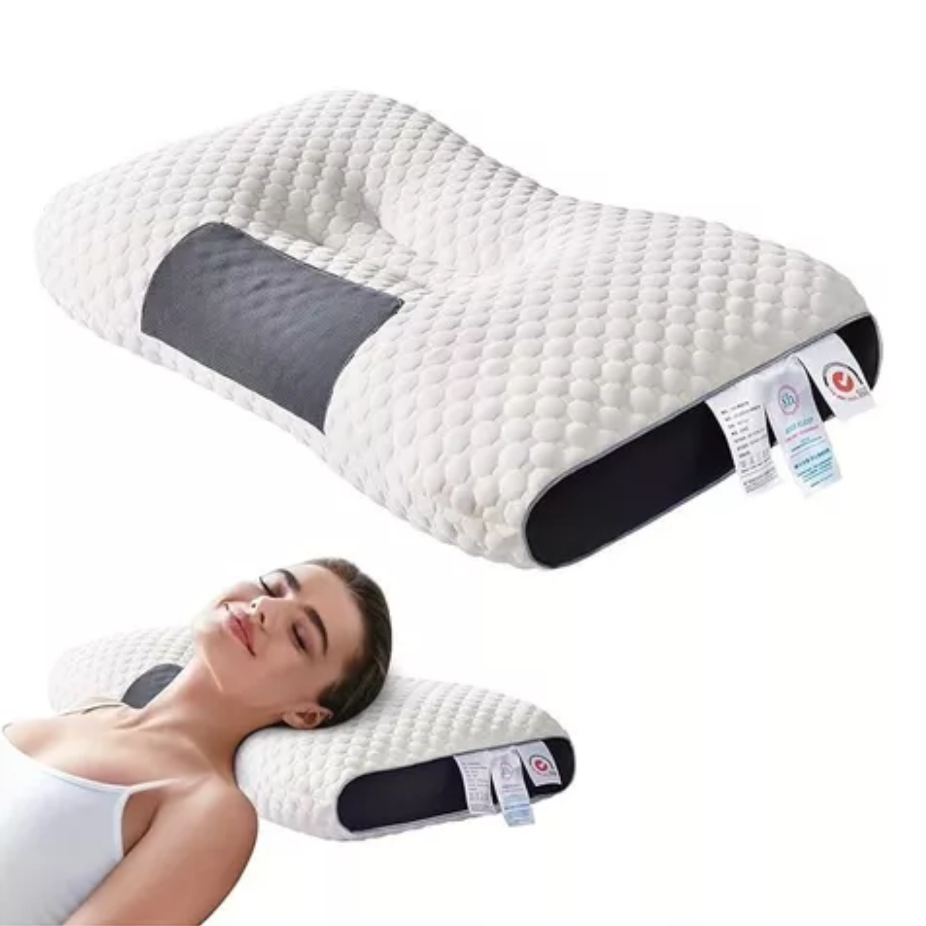 Almohada Cervical Ergonómica Premium