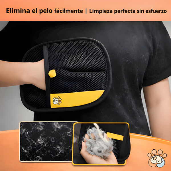 Guante Removedor de Pelos para Mascotas Premium