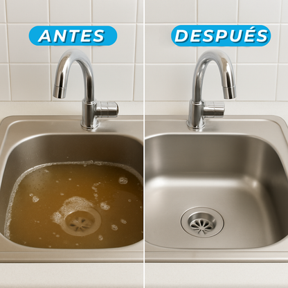 Polvo Limpiador de Drenaje x3pcs — Acción Rápida y Segura 🚿⚙️