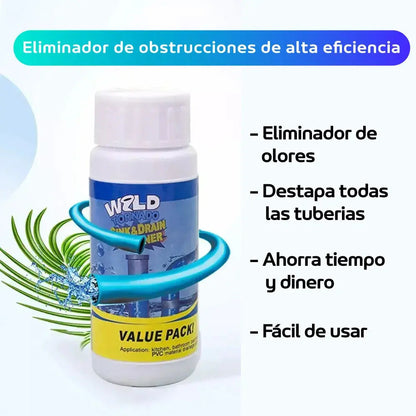 Polvo Limpiador de Drenaje x3pcs — Acción Rápida y Segura 🚿⚙️