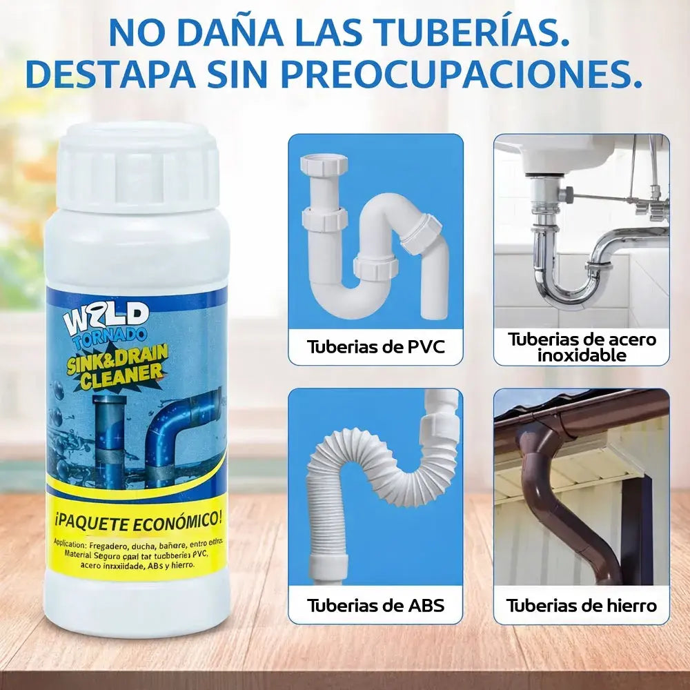 Polvo Limpiador de Drenaje x3pcs — Acción Rápida y Segura 🚿⚙️